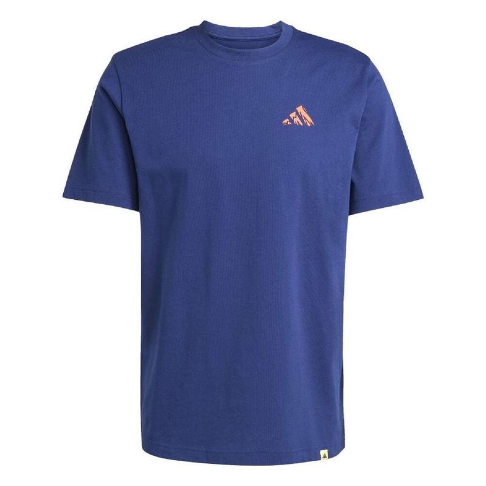 Adidas Mens Doodle Hiking T-Shirt / Dark Blue